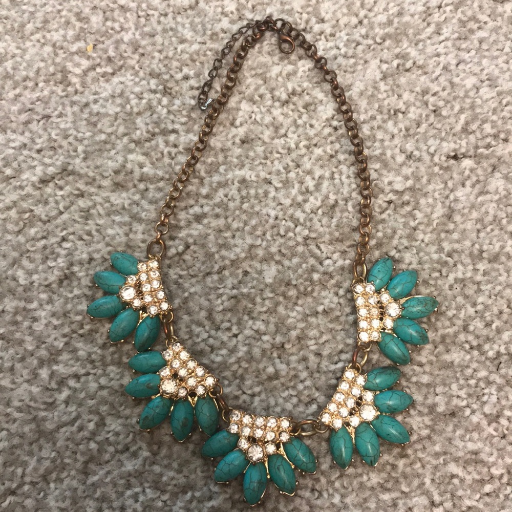 H&M Turquoise Statement Necklace